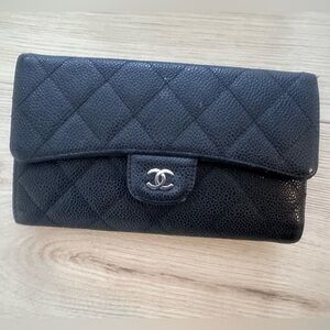 CHANEL Black Leather Box